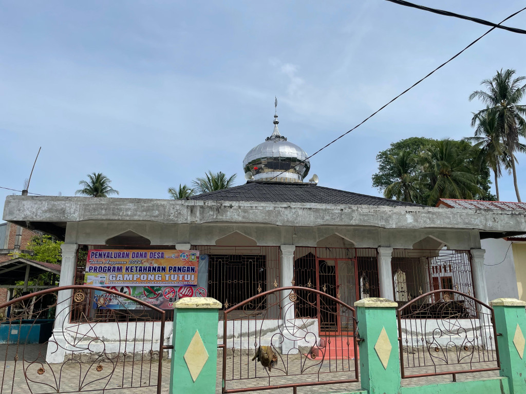 Meunasah gampong tutui, satu-satunya meunasah yang berada di daerah gampong tutui